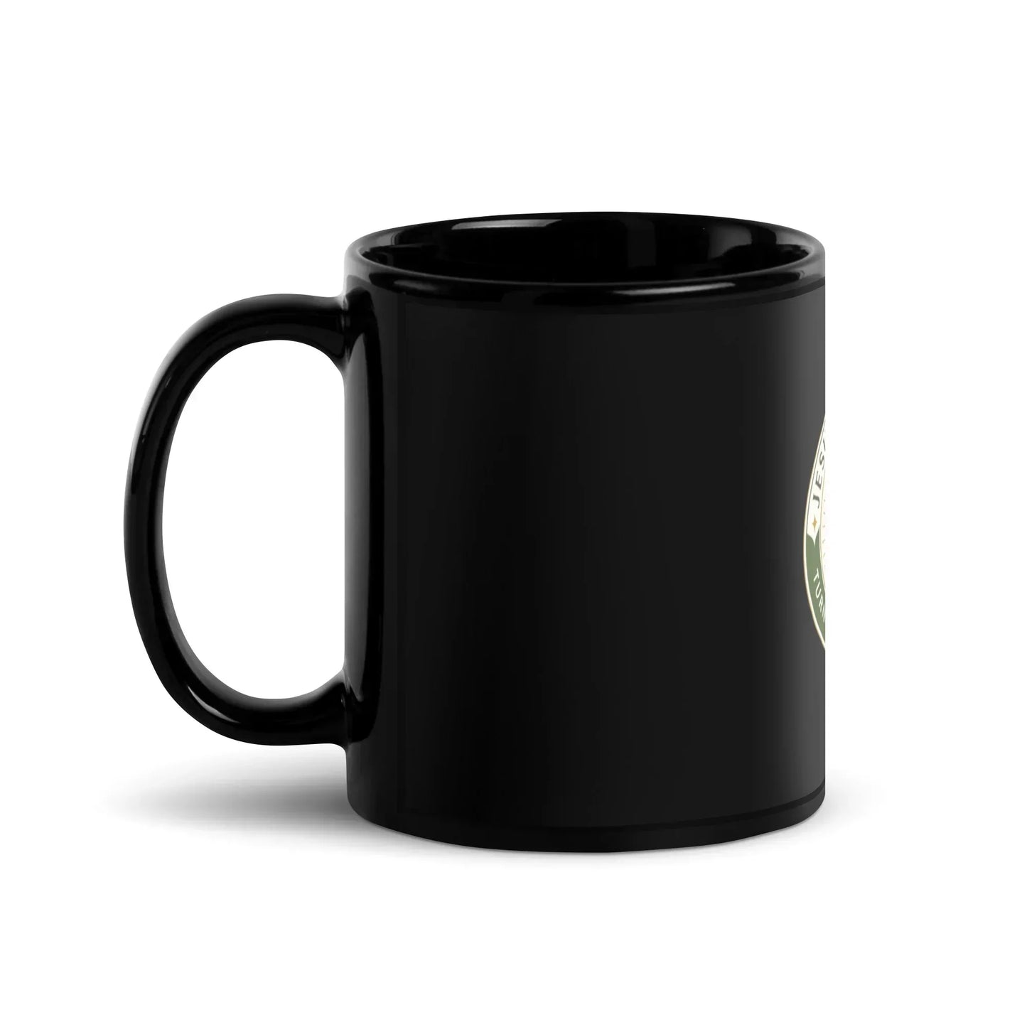 Daily Ritual - Turn The Other Leaf Mug (Black) - JesusCanneebus