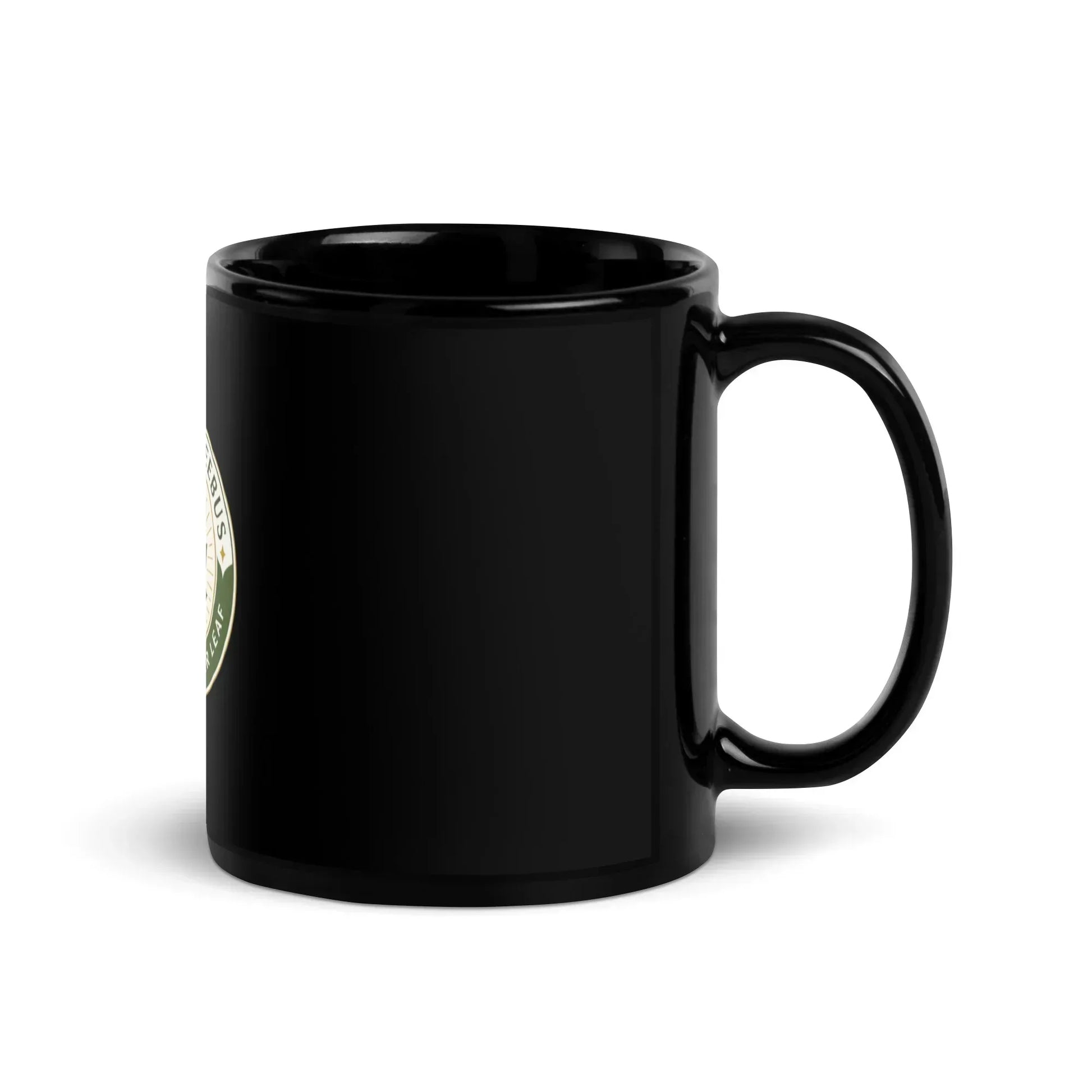 Daily Ritual - Turn The Other Leaf Mug (Black) - JesusCanneebus