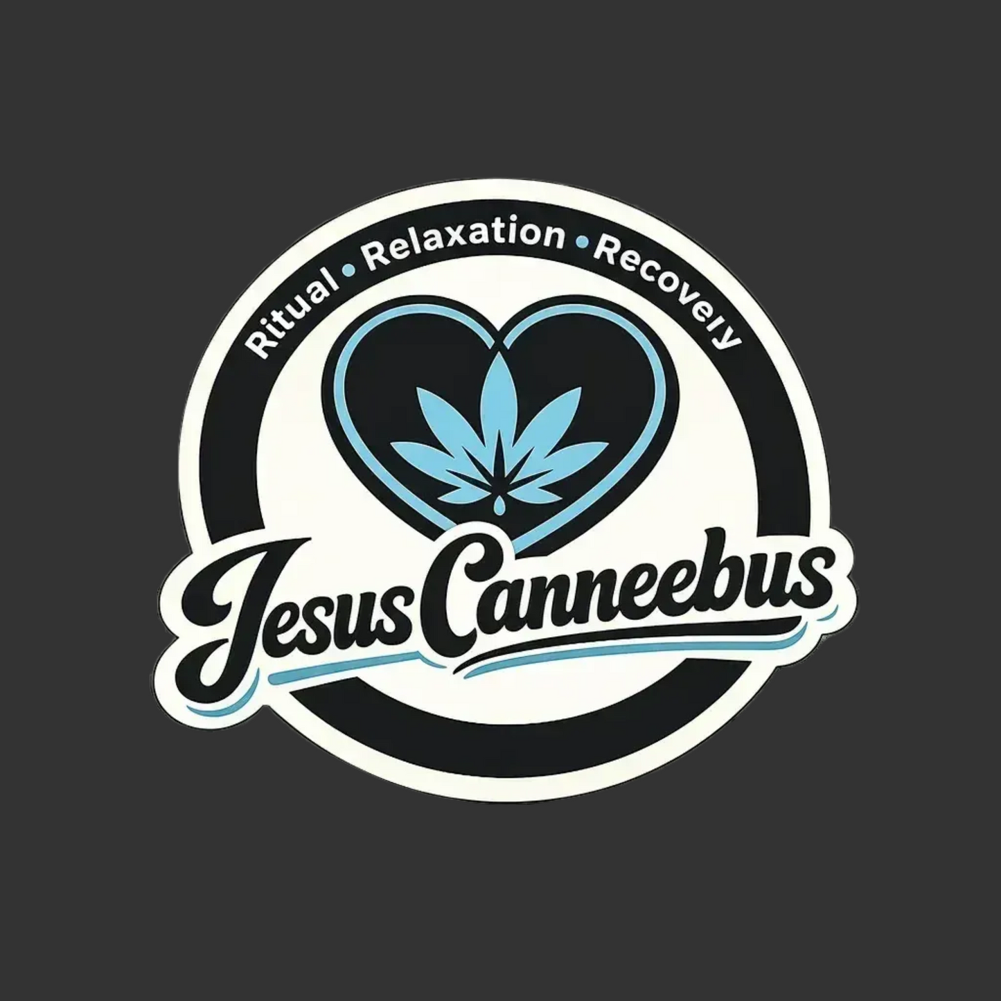 Sacred Threads Blue Heart Tee – Blue Heart 3R's design detail | Sacred Streetwear | JesusCanneebus