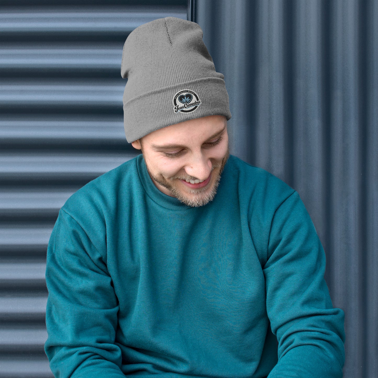 The Blue Heart Beanie – Ritual Warmth for Mindful Moments