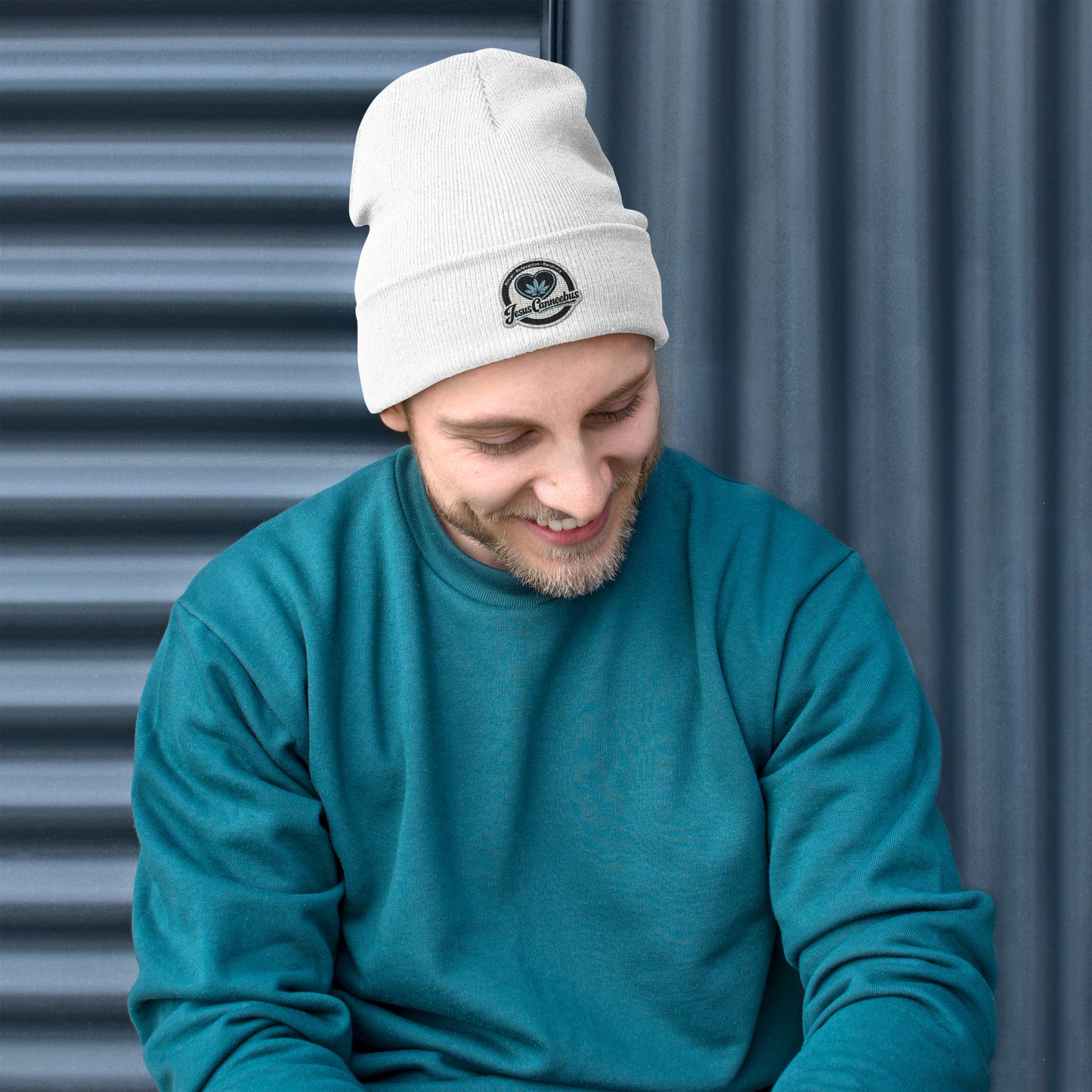 The Blue Heart Beanie – Ritual Warmth for Mindful Moments