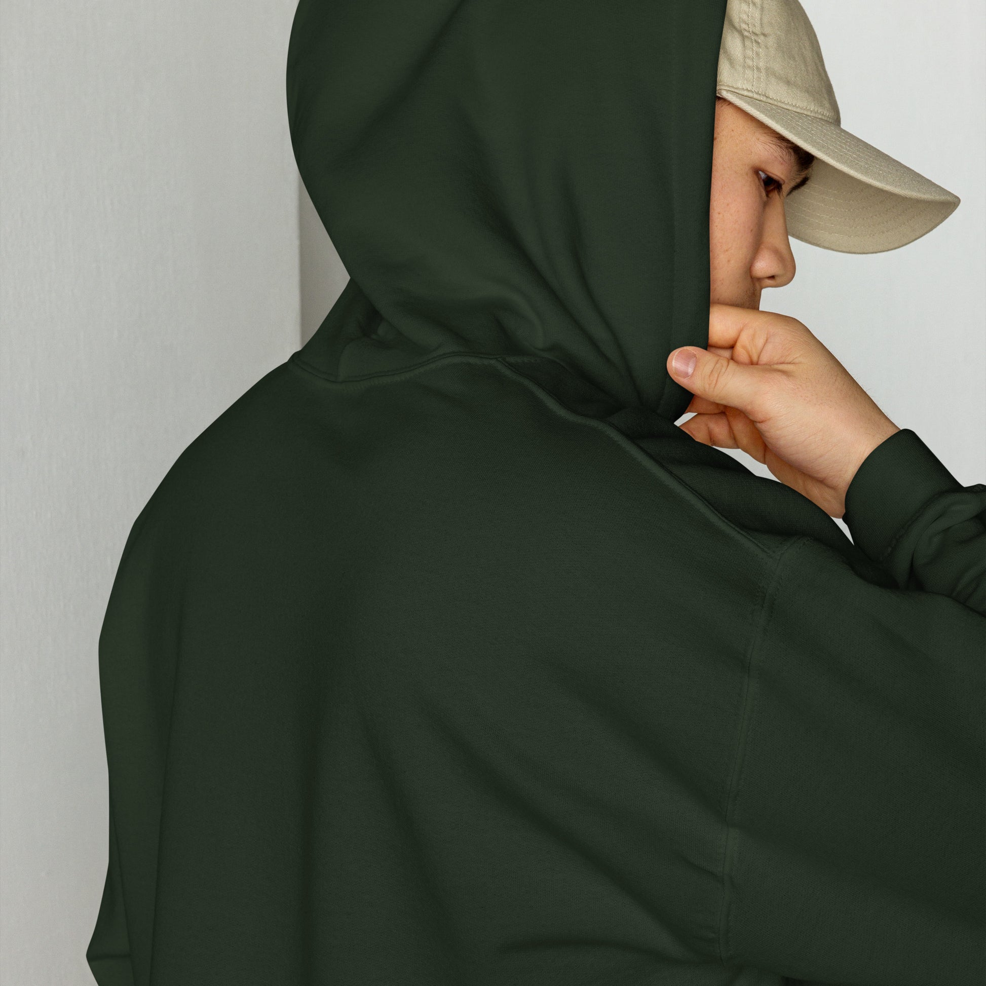 Sacred Threads TTOL Dove Hoodie – forest green back | Sacred Streetwear | JesusCanneebus
