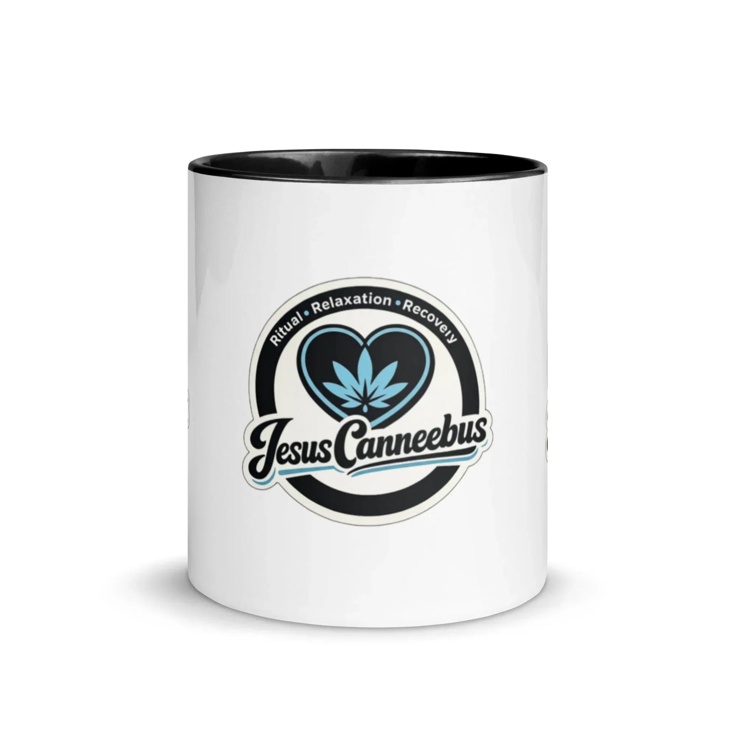 Daily Ritual - Blue Heart Mug - JesusCanneebus