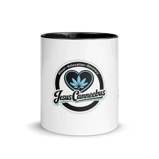 Daily Ritual - Blue Heart Mug - JesusCanneebus