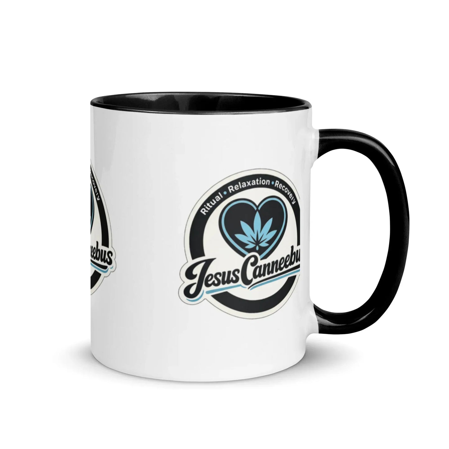 Daily Ritual - Blue Heart Mug - JesusCanneebus