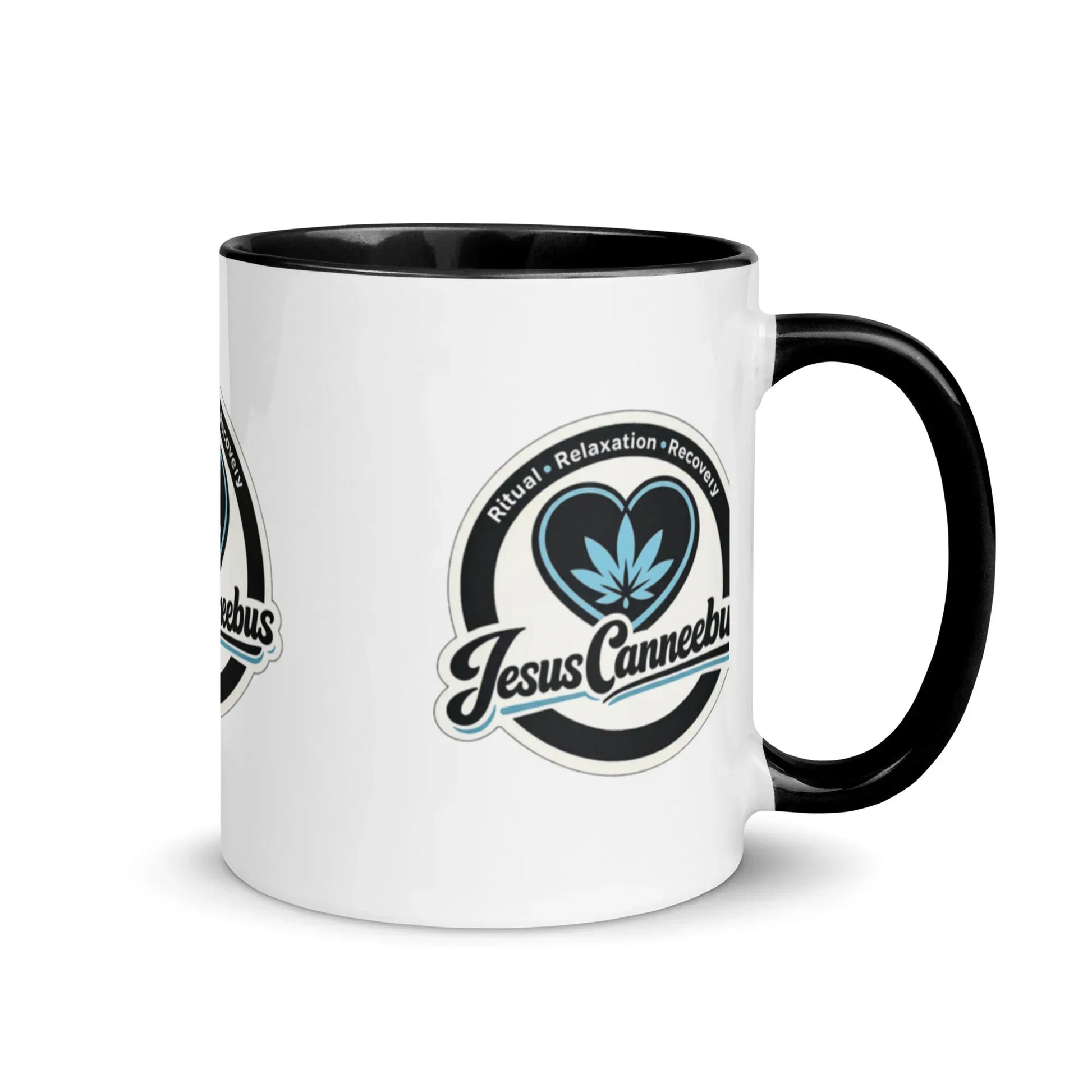 Daily Ritual - Blue Heart Mug - JesusCanneebus