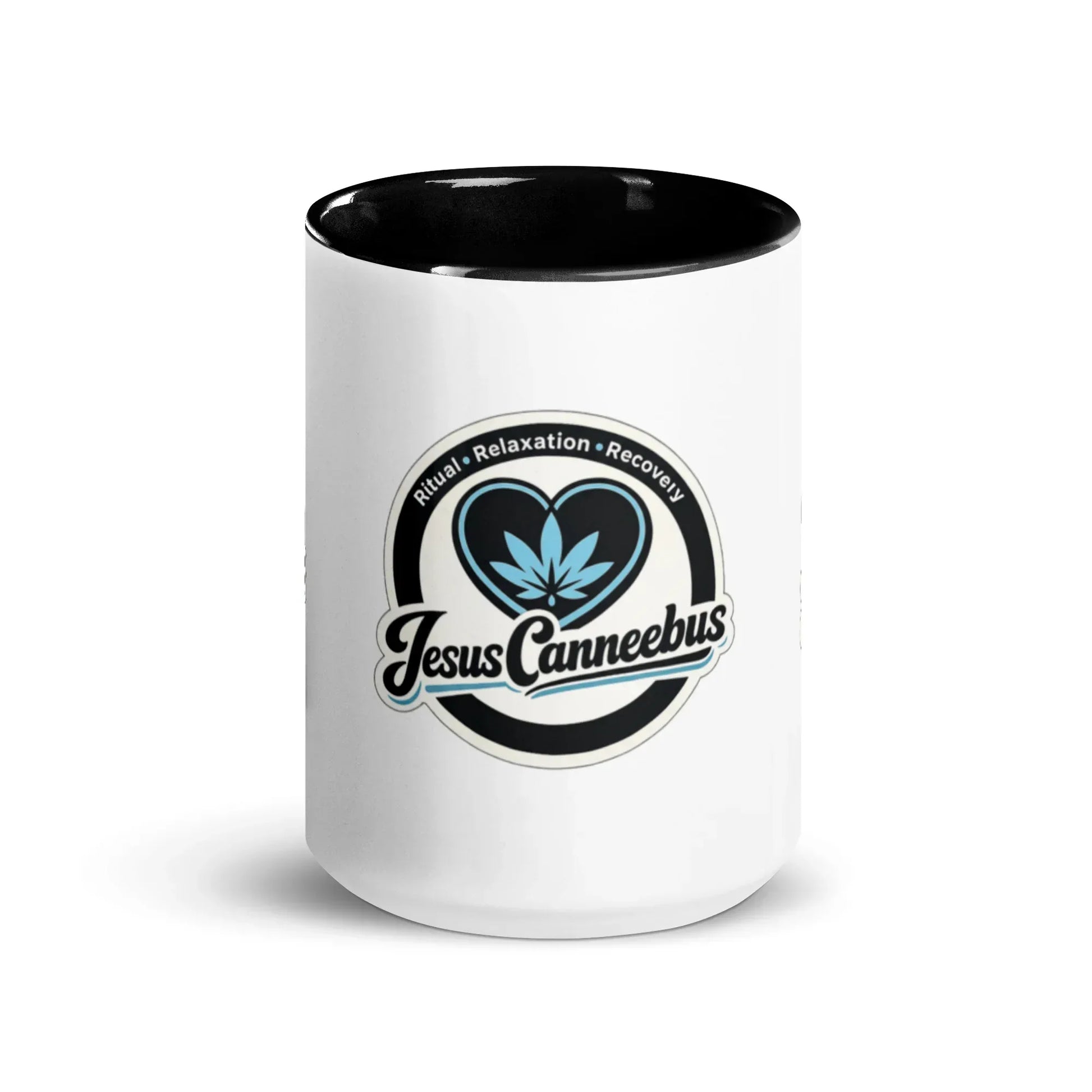 Daily Ritual - Blue Heart Mug - JesusCanneebus