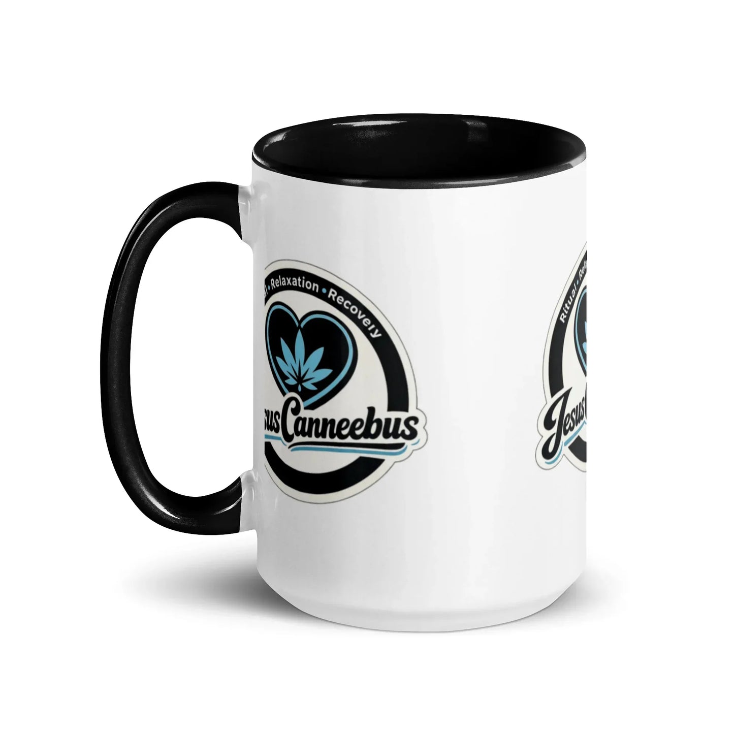 Daily Ritual - Blue Heart Mug - JesusCanneebus
