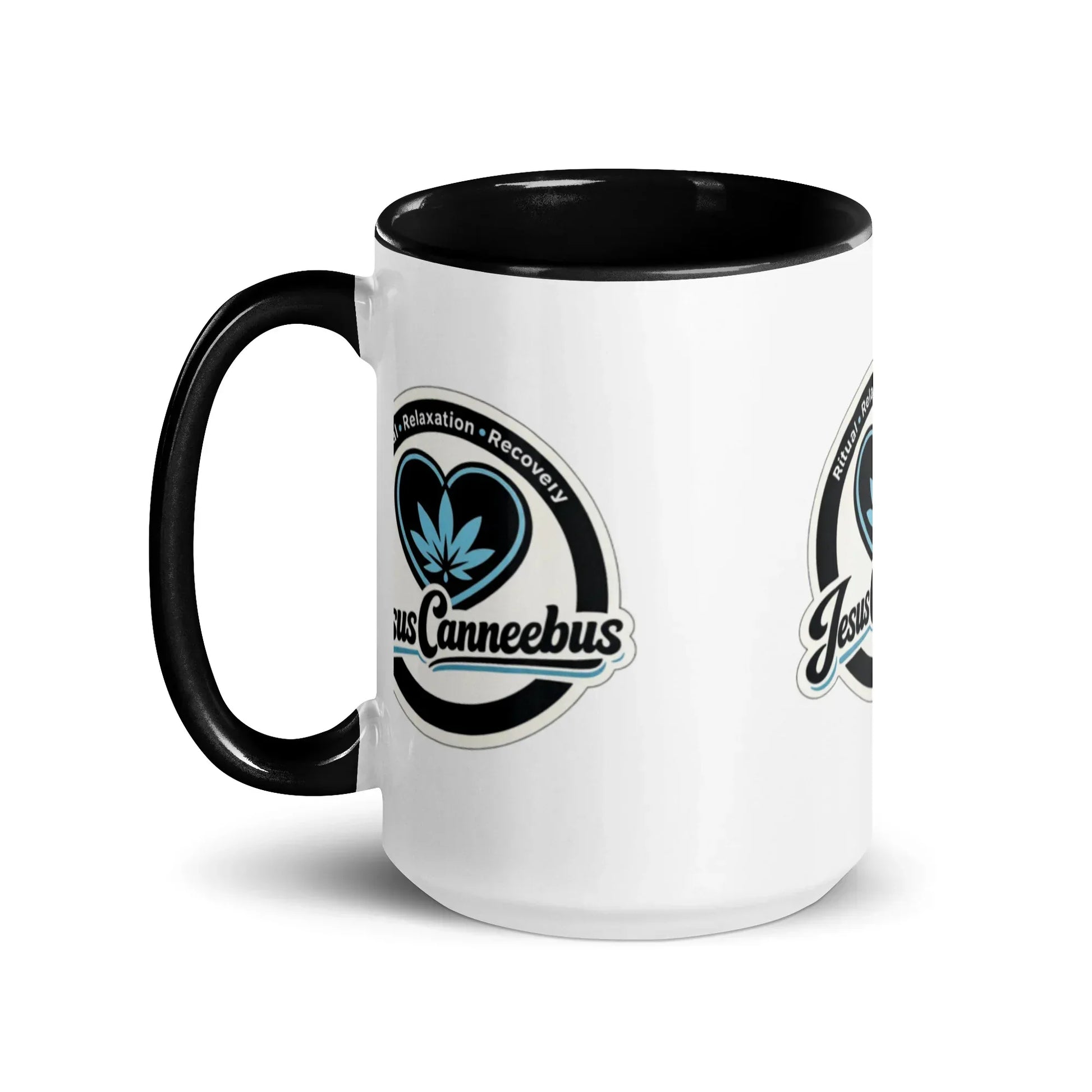 Daily Ritual - Blue Heart Mug - JesusCanneebus