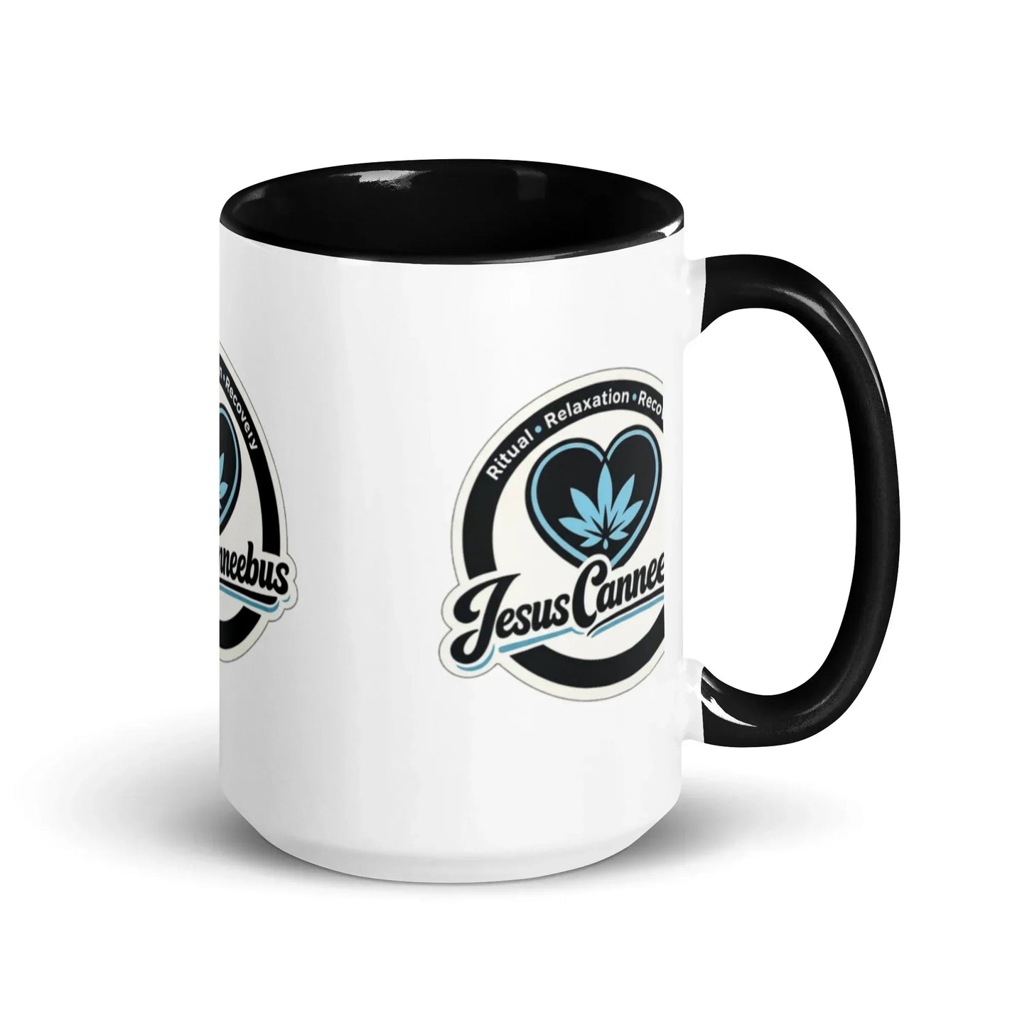 Daily Ritual - Blue Heart Mug - JesusCanneebus