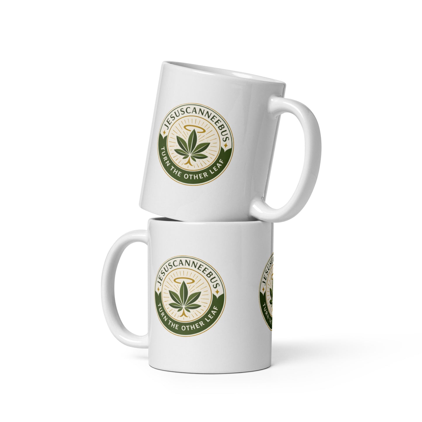 Turn the Other Leaf Mug – White Glossy