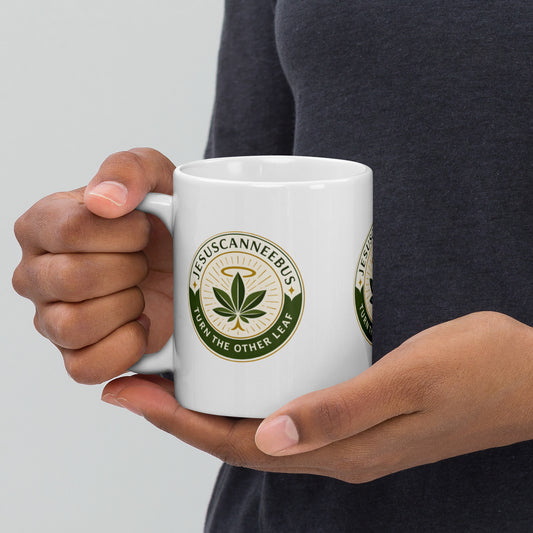 Turn the Other Leaf Mug – White Glossy