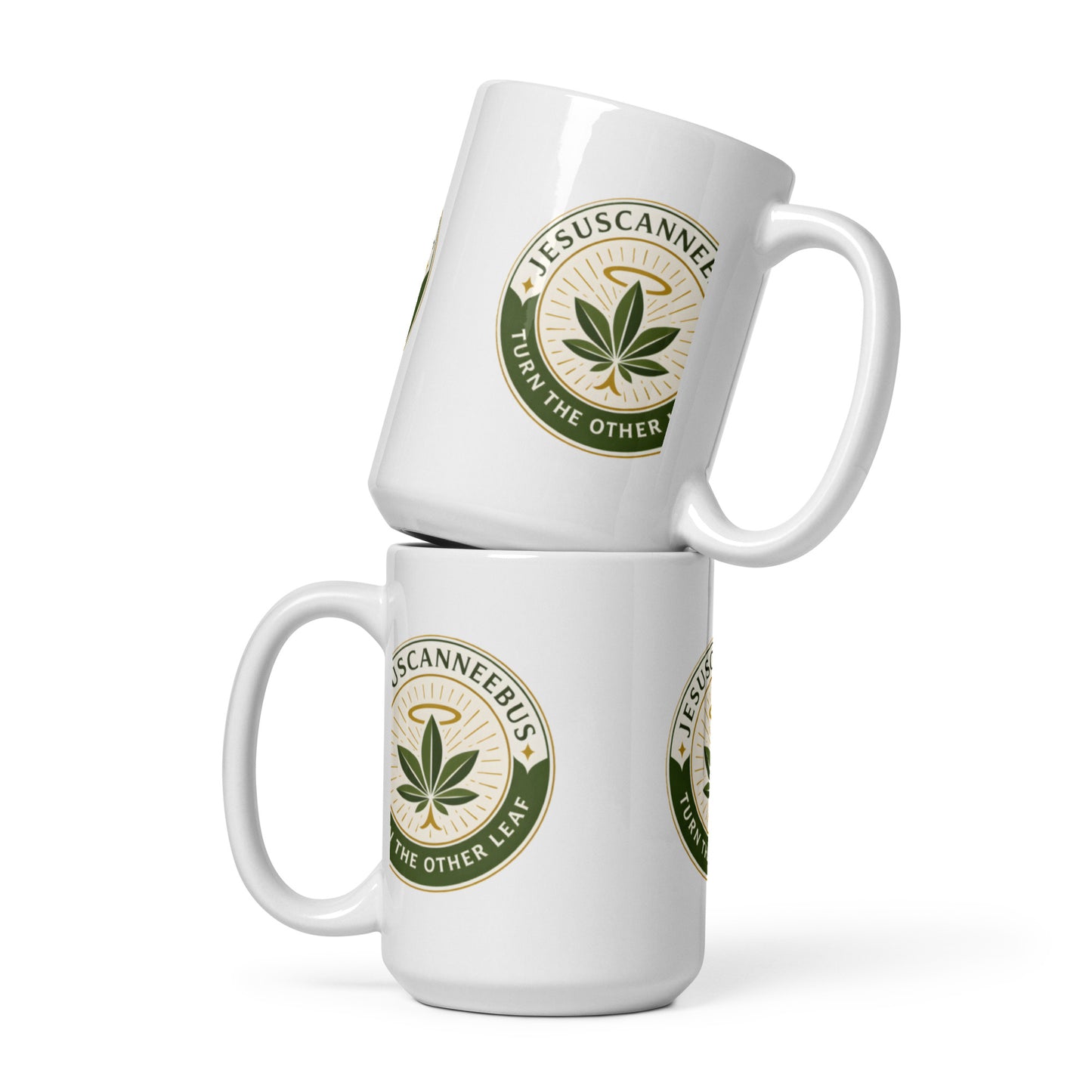 Turn the Other Leaf Mug – White Glossy