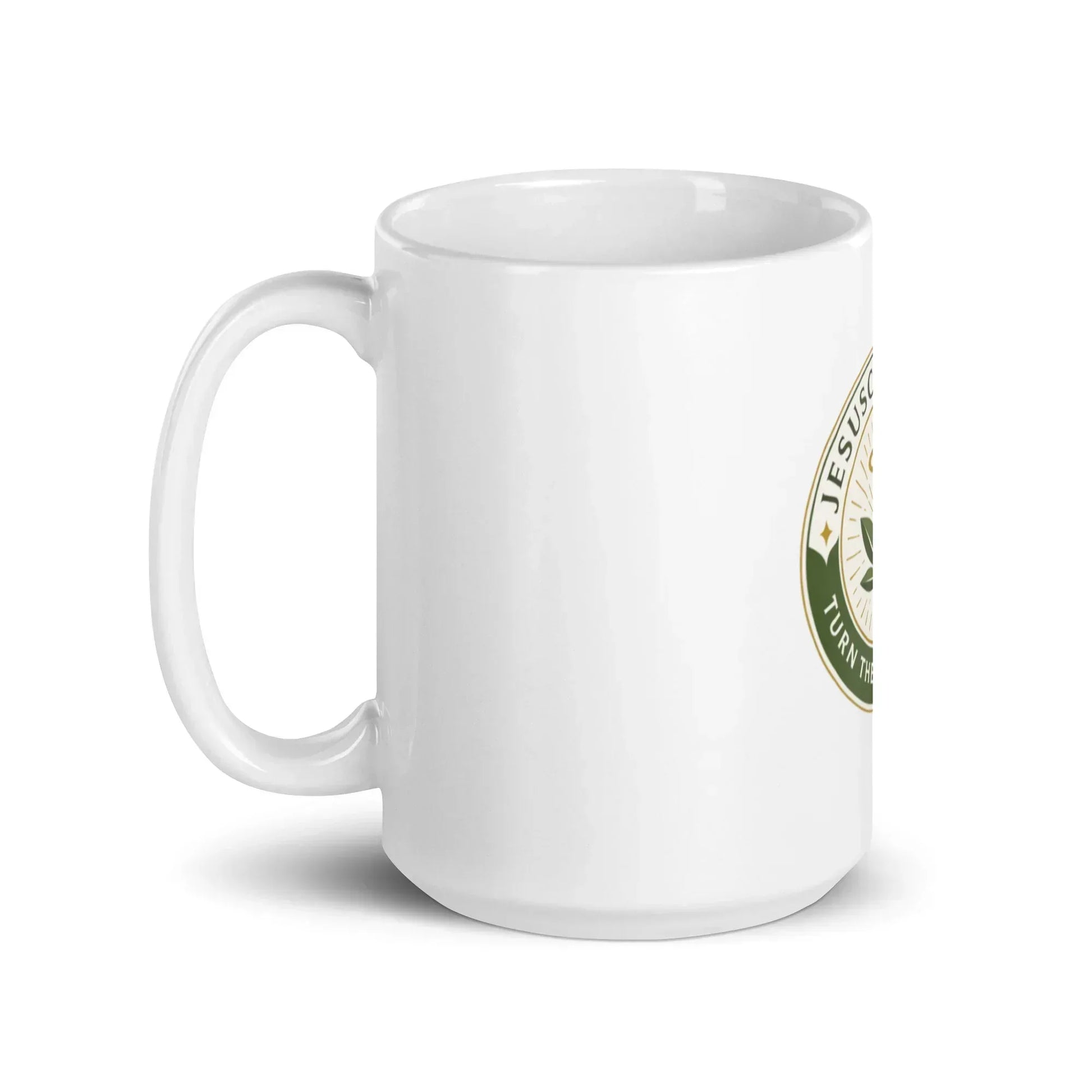 Daily Ritual - Turn The Other Leaf Mug - JesusCanneebus