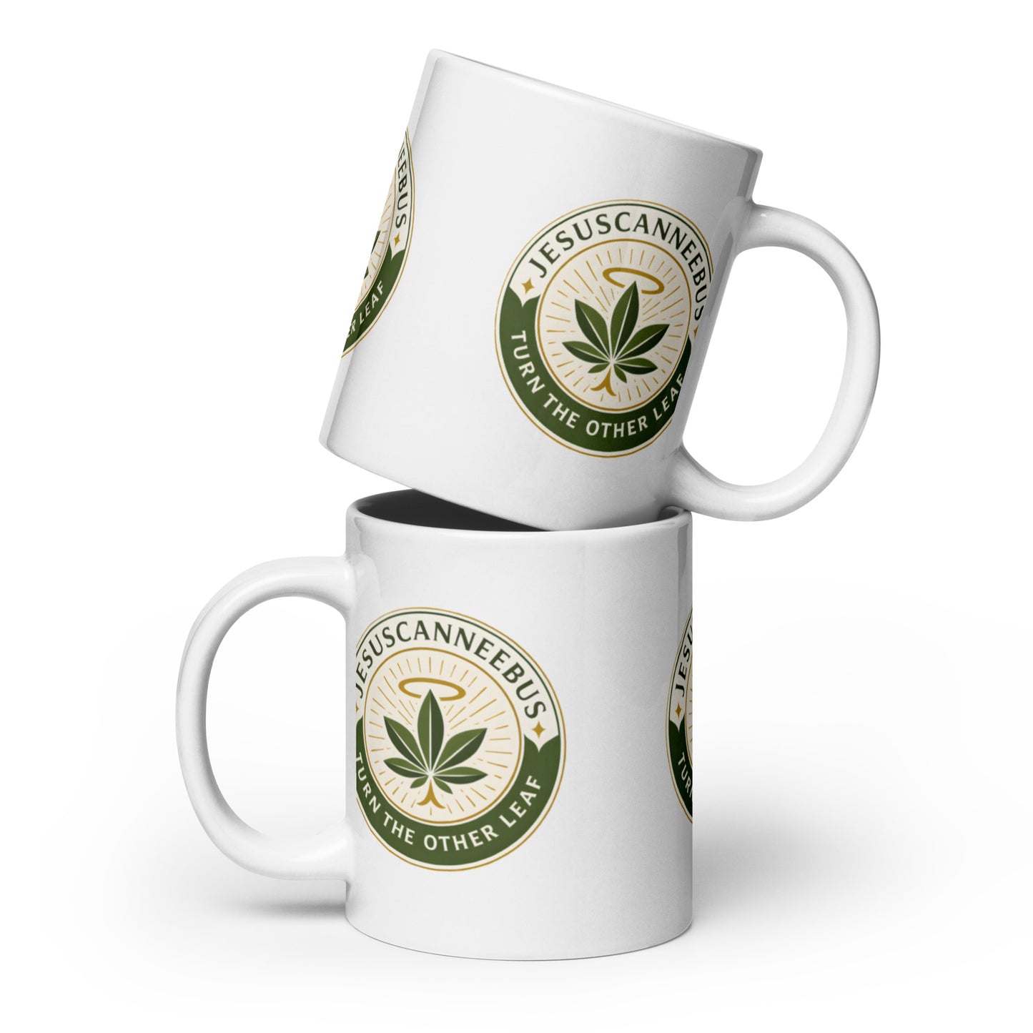 Turn the Other Leaf Mug – White Glossy